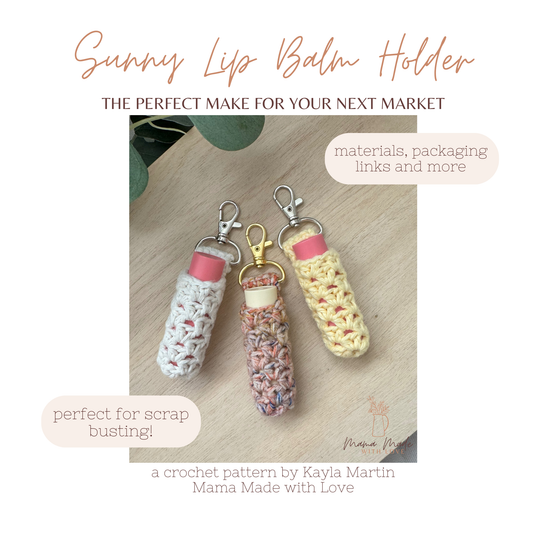Sunny Lip Balm Holder Crochet Pattern