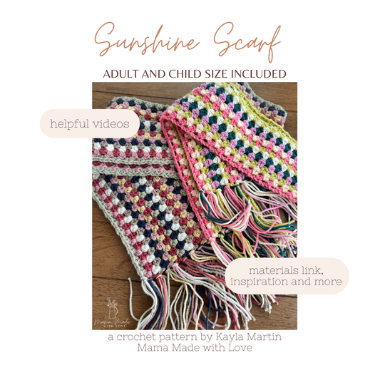Sunshine Scarf Crochet Pattern