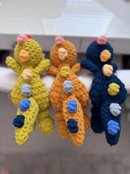 Mini Dino Knotted Lovey